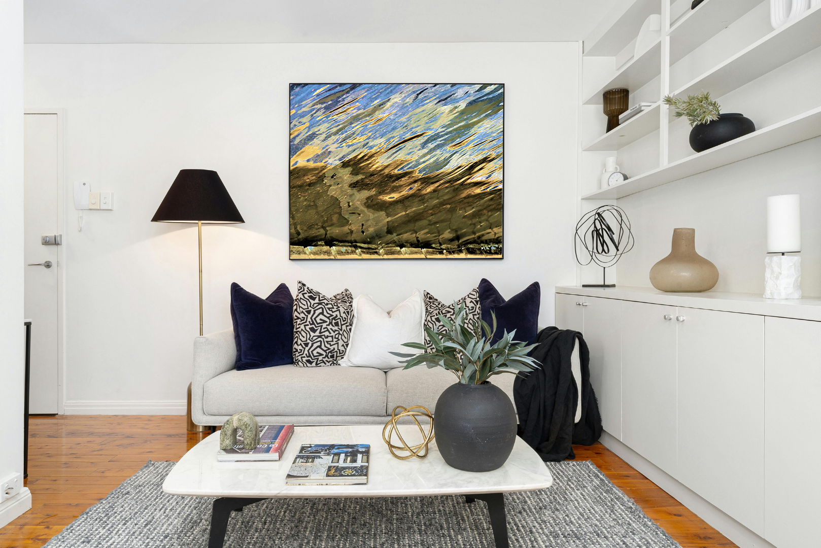 Goldrush original abstract contextualised office art modern decor photo print by Blair Montague Drake